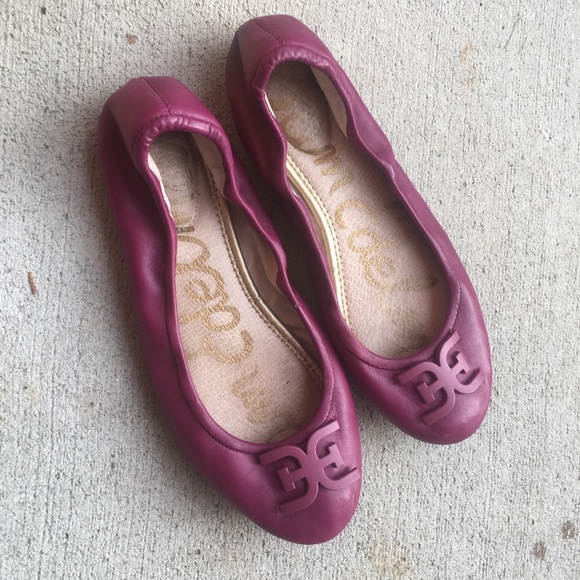 Sam Edelman raspberry purple/pink flats - Picture 2 of 8